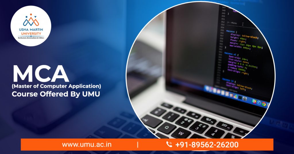 MCA (Master of Computer Application) Course Offered By UMU